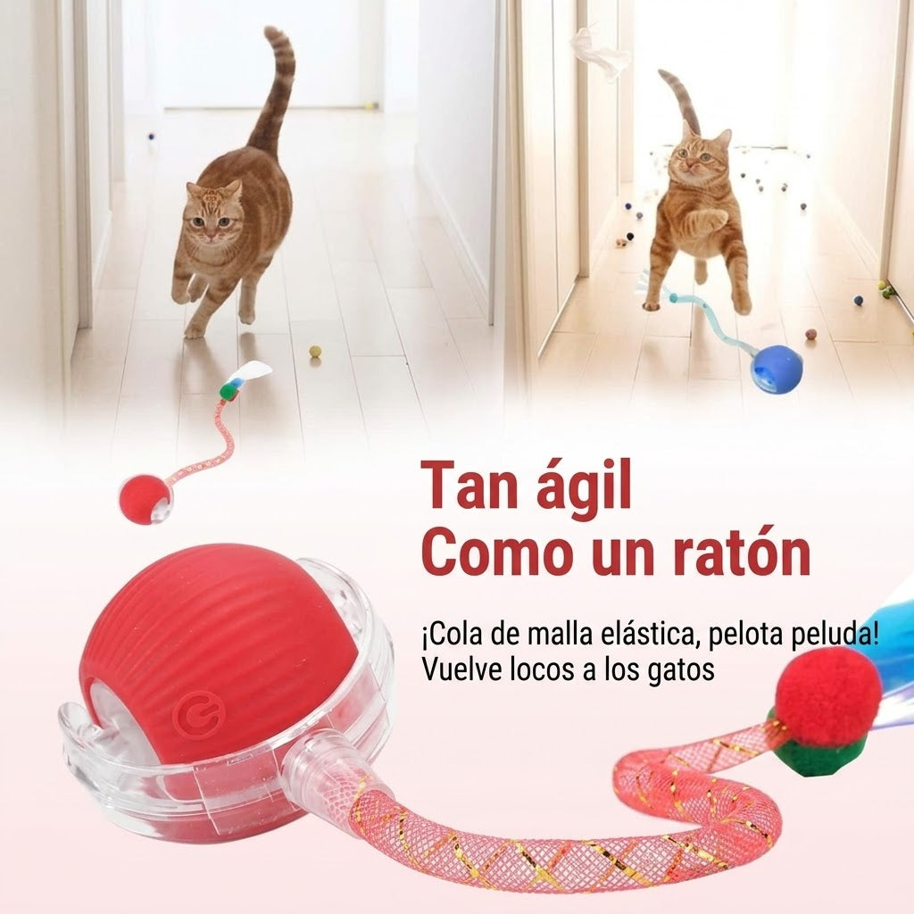 Pelota Inteligente Interactiva para Gatos