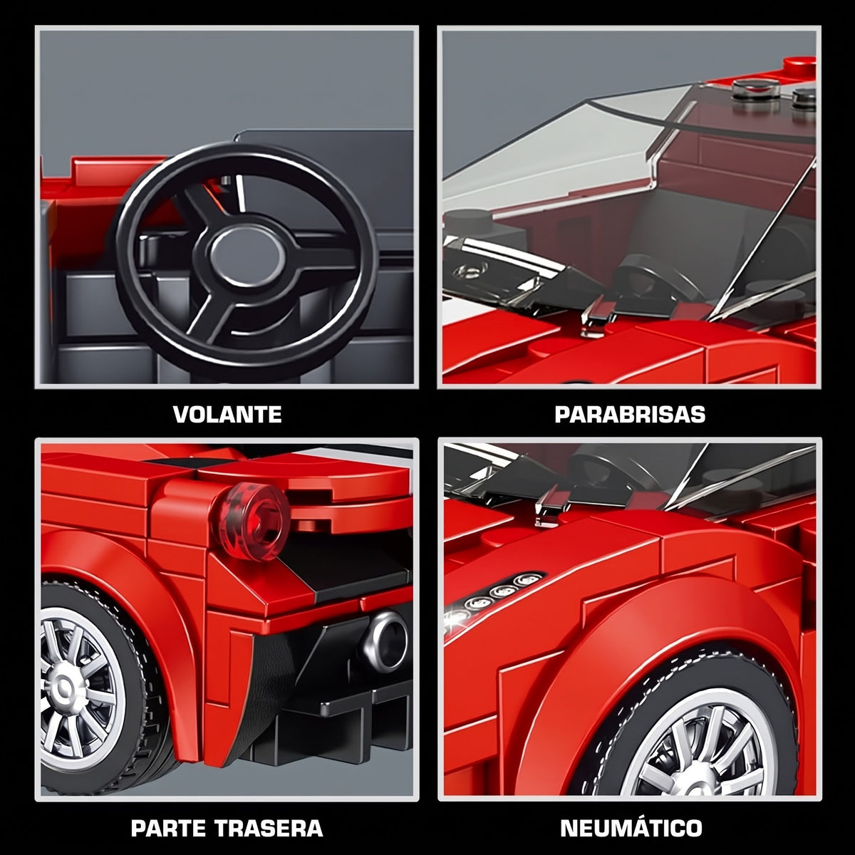 Auto Deportivo Armable Supercar 364 Pzs