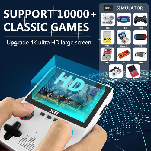 Consola Retro X6 HD – Miles de Juegos Clásicos Integrados