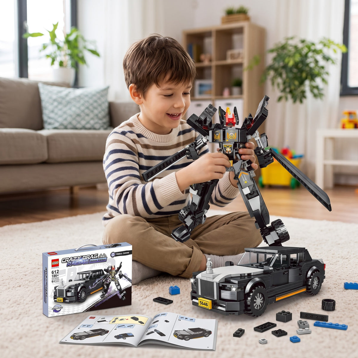 Camioneta Lujo Transformable +386 Piezas
