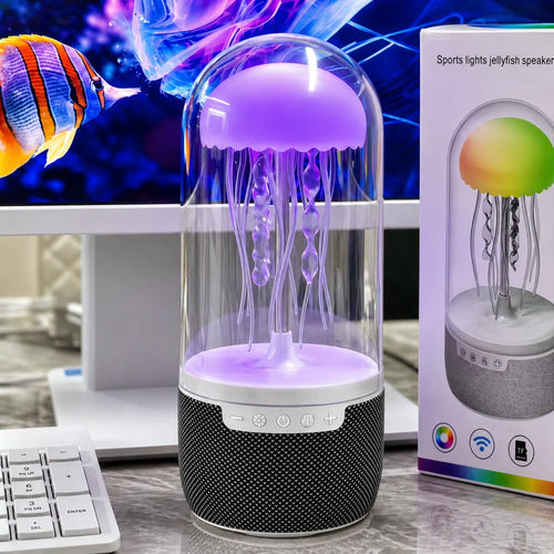 Lámpara medusa con parlante Bluetooth – vista 2