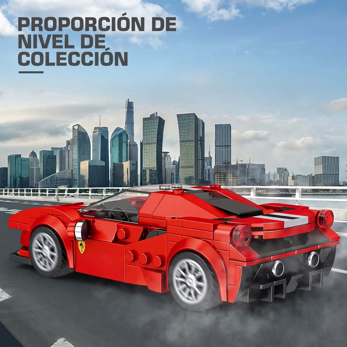 Auto Deportivo Armable Supercar 364 Pzs